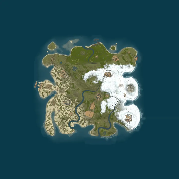 Map of [US] Mello Rust | Vanilla Bi-weekly