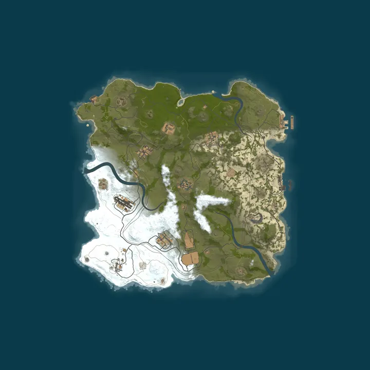 Map of Reddit.com/r/PlayRust - US Monday