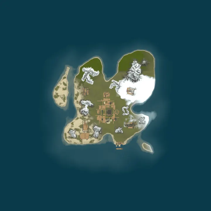 Map of TheLastOfRust Doomsday PvP
