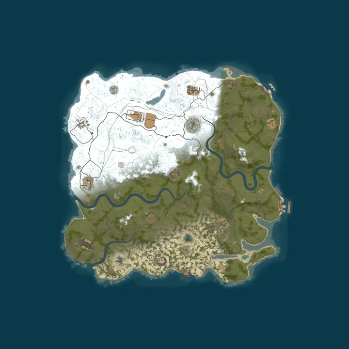 Map of My Untitled Rust Server