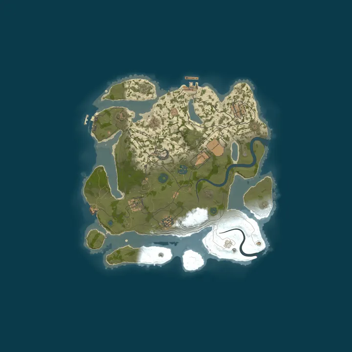 Map of Oh Shit 100x | PvP | Loot+ | Shop | Kits | Raidable Bases | Air