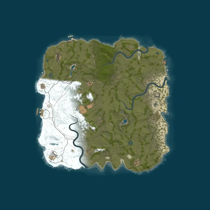 Map of Clear as Rust - Test Server
