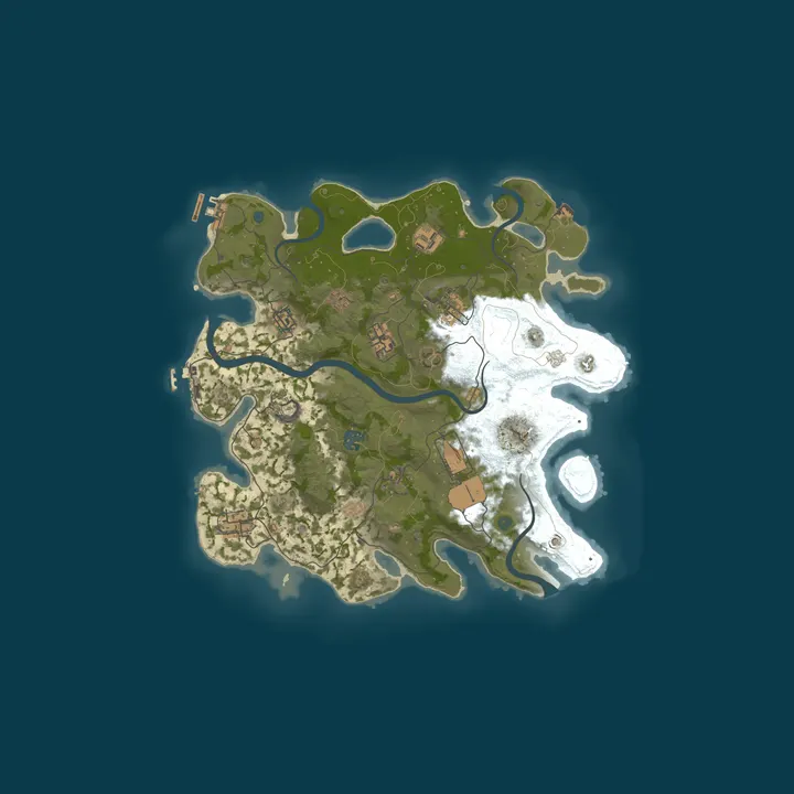 Map of RustyVegas.gg - NA | Solo/Duo | Vanilla Monthly