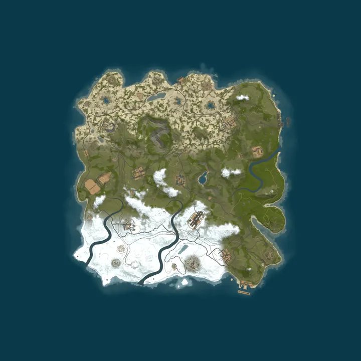 Map of Reddit.com/r/PlayRust - US Monthly