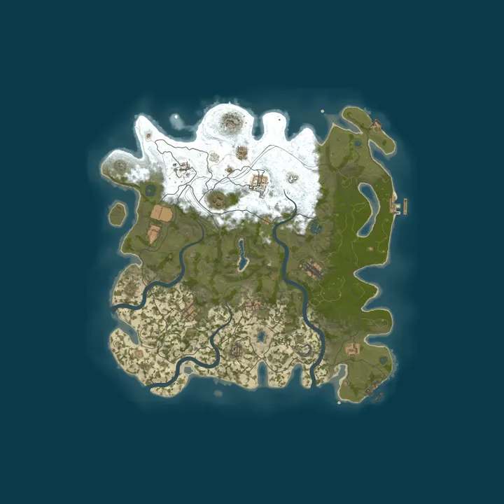 Map of [RU] MATRIX RUST | VANILLA X2 | WIPE 01.10
