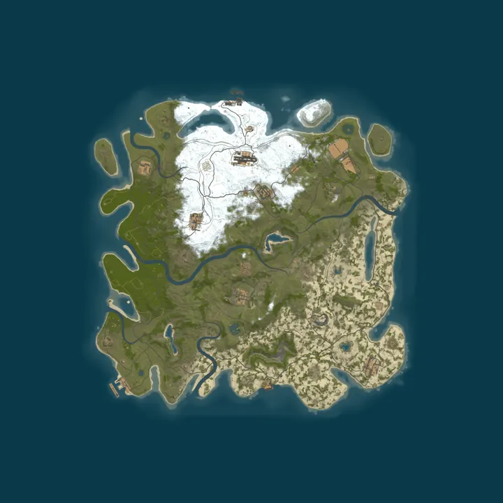 Map of BALTIC MINE PVE |SKILLS|BOSSES|RAIDBASES