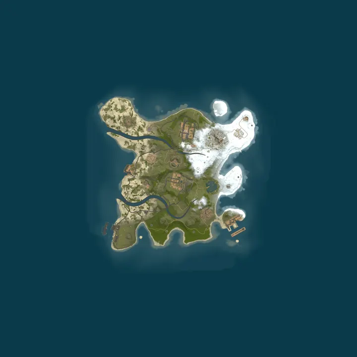 Map of BD Rust - Newbie Friendly - Light QoL - US