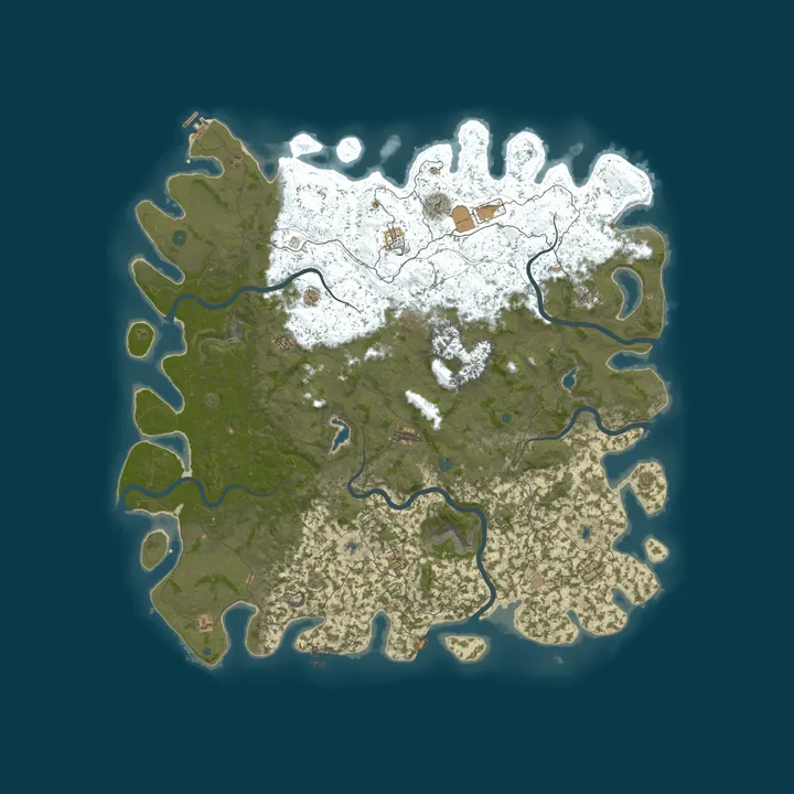 Map of Les Singes