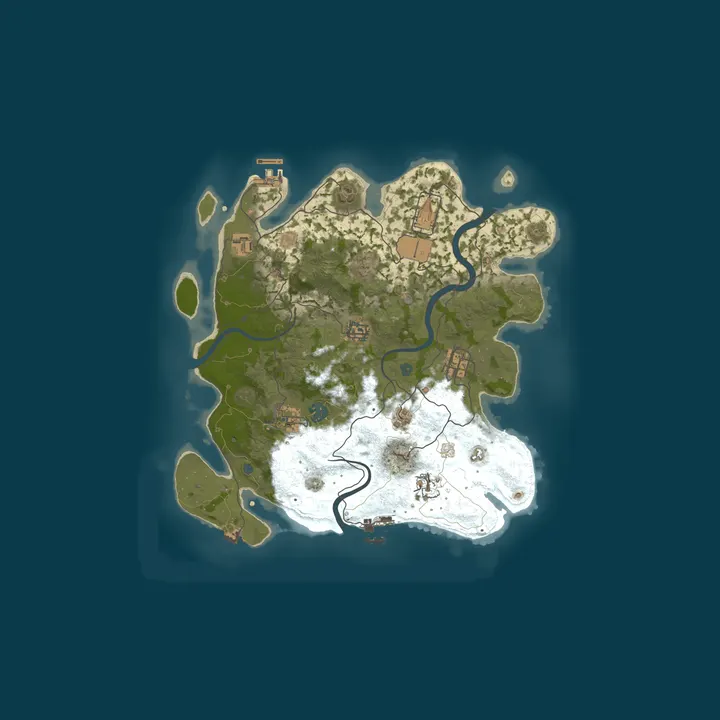 Map of [EU] RUST Relax - 33% Upkeep - Monthly