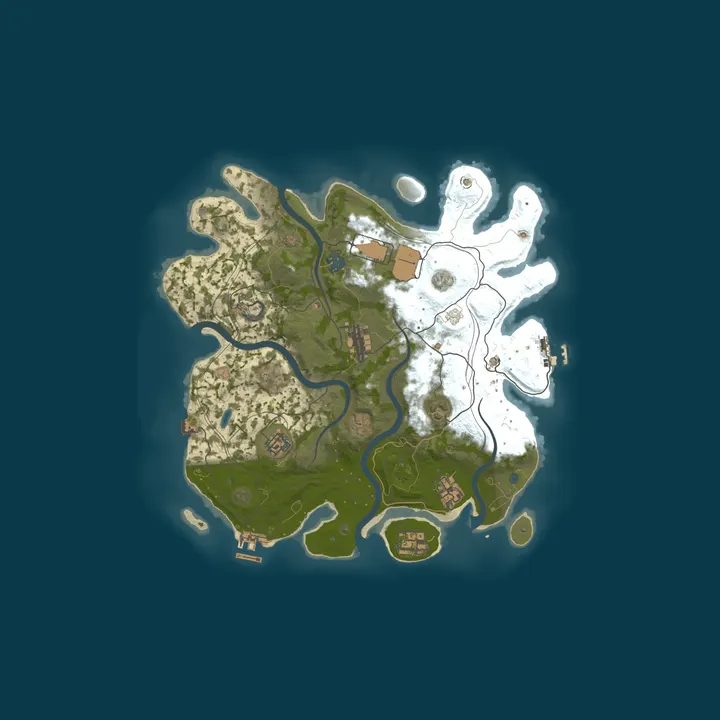 Map of [PvE] Veltor  Warland  | Noob Friendly |  EU