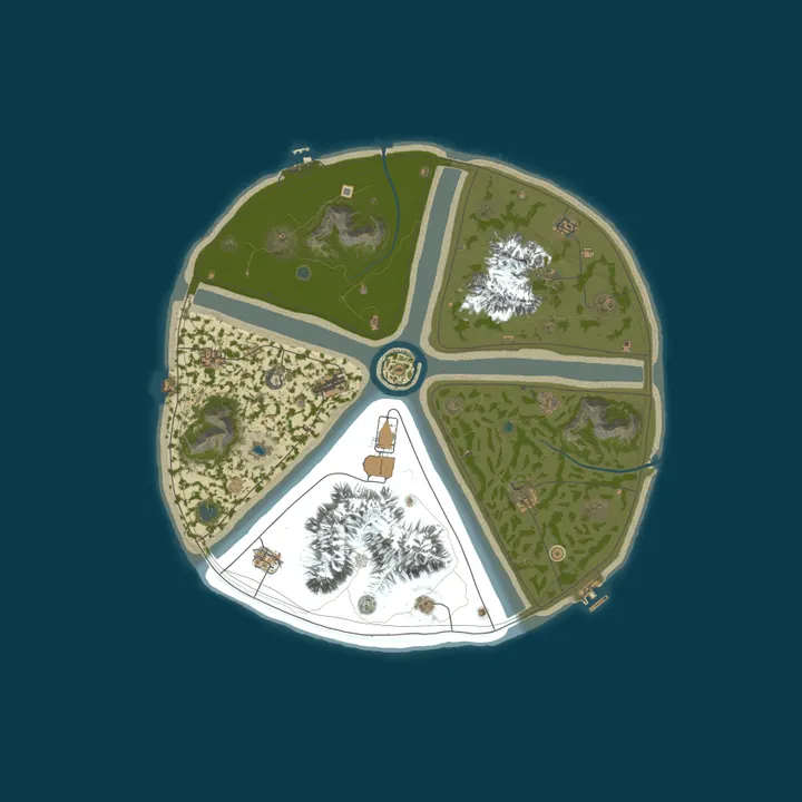 Map of НОВАЯ ЖИЗНЬ PvE