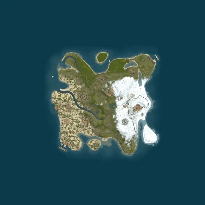 Map of A Rust Server