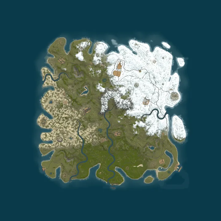 Map of HORSLAND - THE ONE AND ONLY