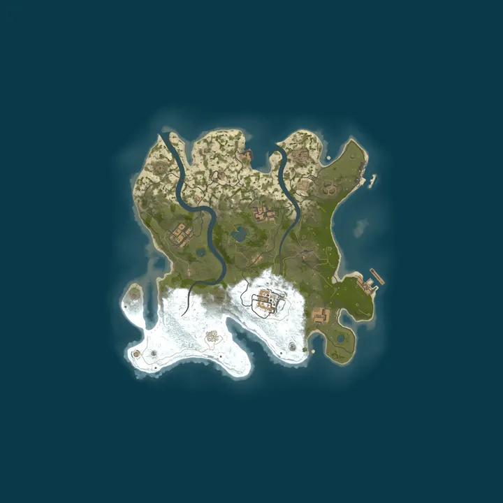 Map of Rust PVE Portugal