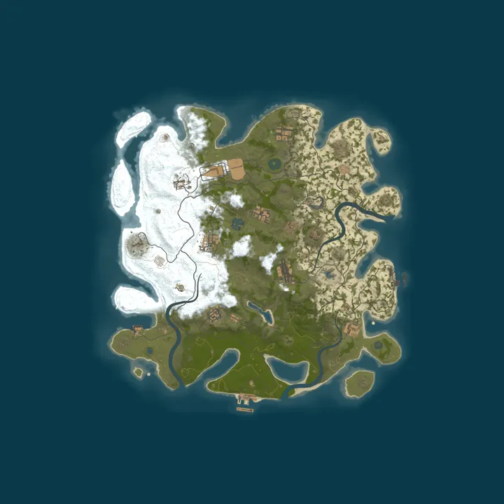 Map of RUSTY LEGENDS [ MAIN | x3 | NOLIMIT ] WIPE 02.10