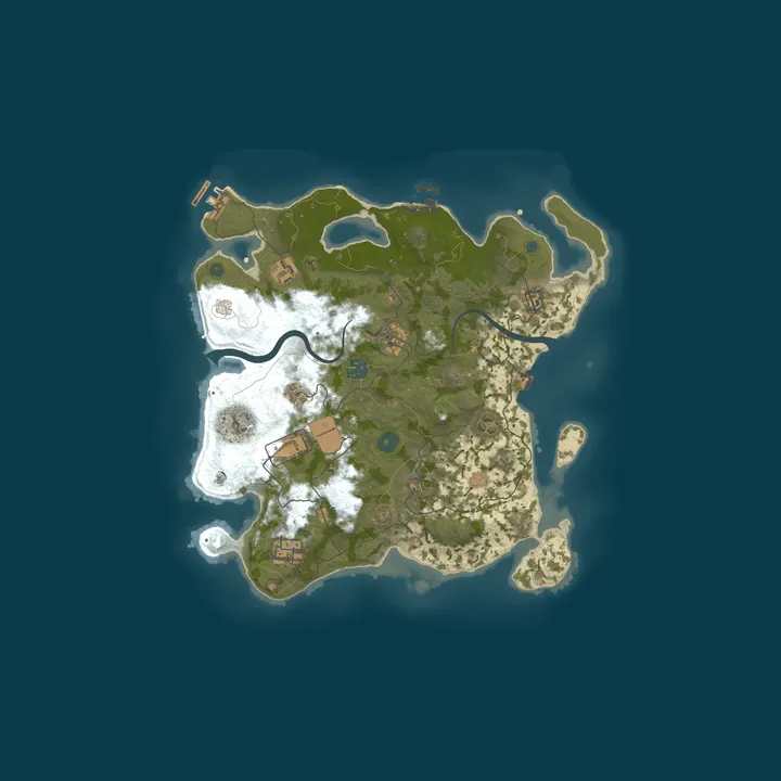 Map of My Rust Server