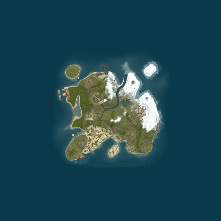 Map of RUSTLand Plugin Test