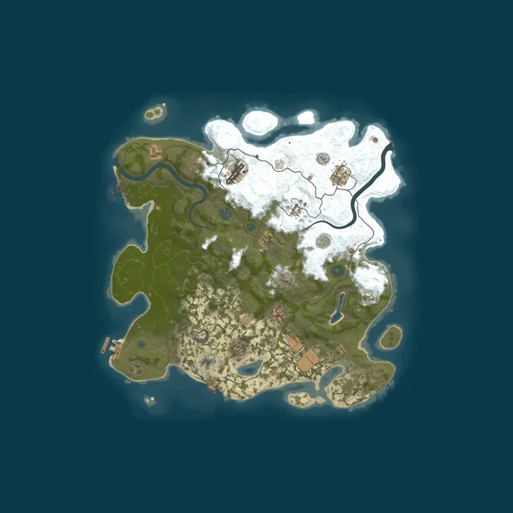 Map of RUST PIRATE X10 [EVENT|LOOT++|SKIN|BOTS] РОССИЯ 06.10