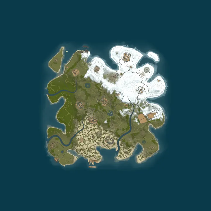 Map of № 5 ZERO ZONE 5 /x100/BATTLEFiELD/Kits/InstaCraft/02.10.Wipe