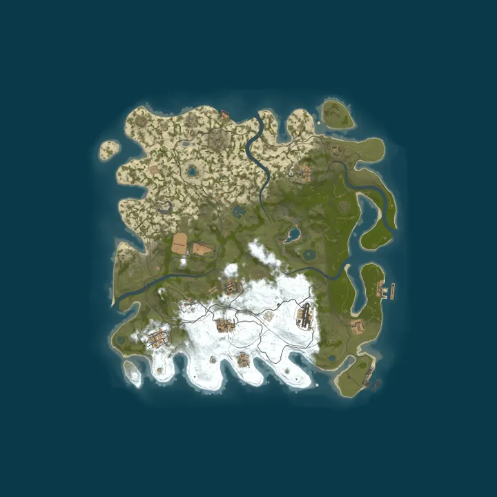 Map of RusTuga PvP+PvE Low Decay | Unique Mods