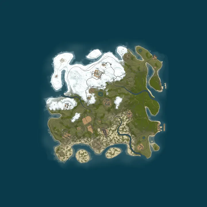 Map of StableRust 4 Noobs [Solo/Duo/Trio] | Monthly | Low Upkeep