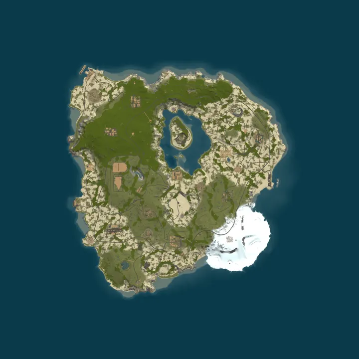Map of Bugaloo Deadlands PvE-PvP